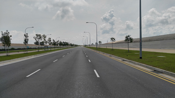 Tuas South Boulevard Completed Road And Drain